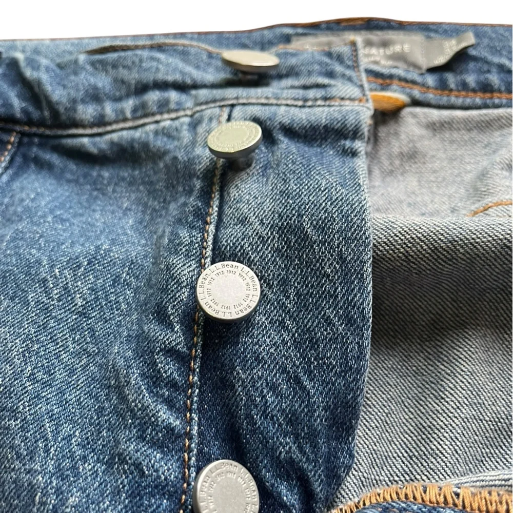L.L. Bean men’s size 34×32 Signature Relaxed Fit Denim carpenter jeans